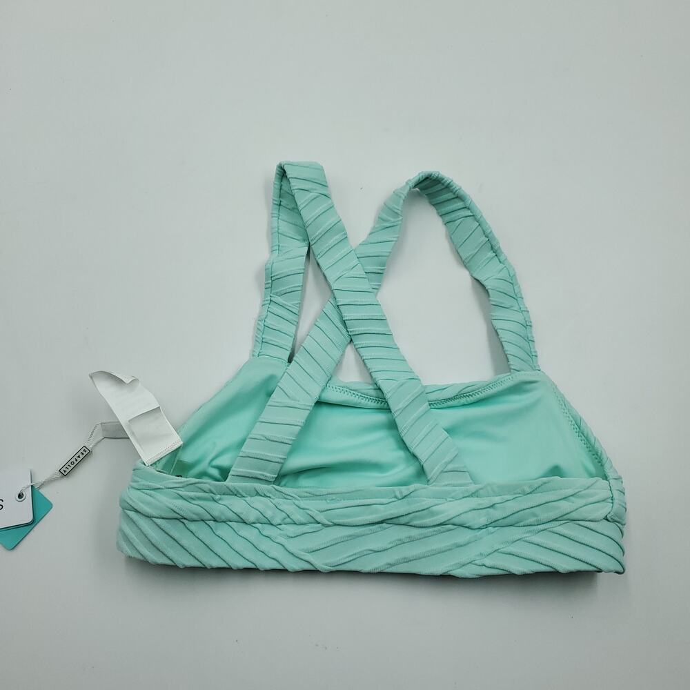 Fresh Water Crop Bikini Top by Seafolly Size 4 - Picture 5 of 9